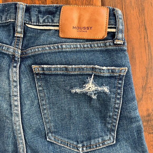 Moussy Jeans sz 24 Vintage cut Howa wash - Picture 4 of 8